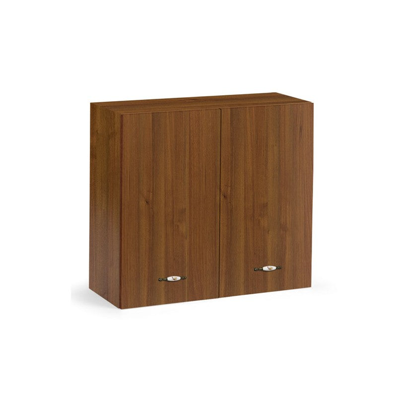 Mueble de pared modular para cocina escurreplatos nogal 80 cm 80x32xA 72 cm