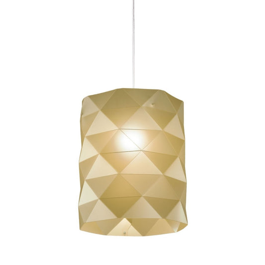Nueva Suspensión Dorada en Metal Cromado Cm. 27x32h