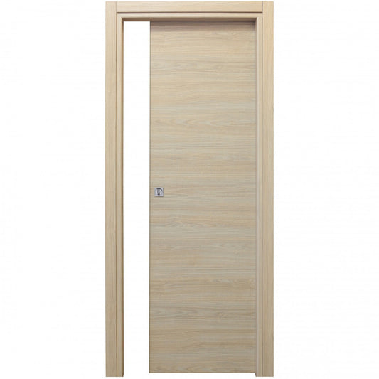 Puerta corredera Microtec roble blanco 210 x 70 cm