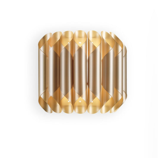 Nuevo Aplique moderno dorado Cm. 32x16x30h