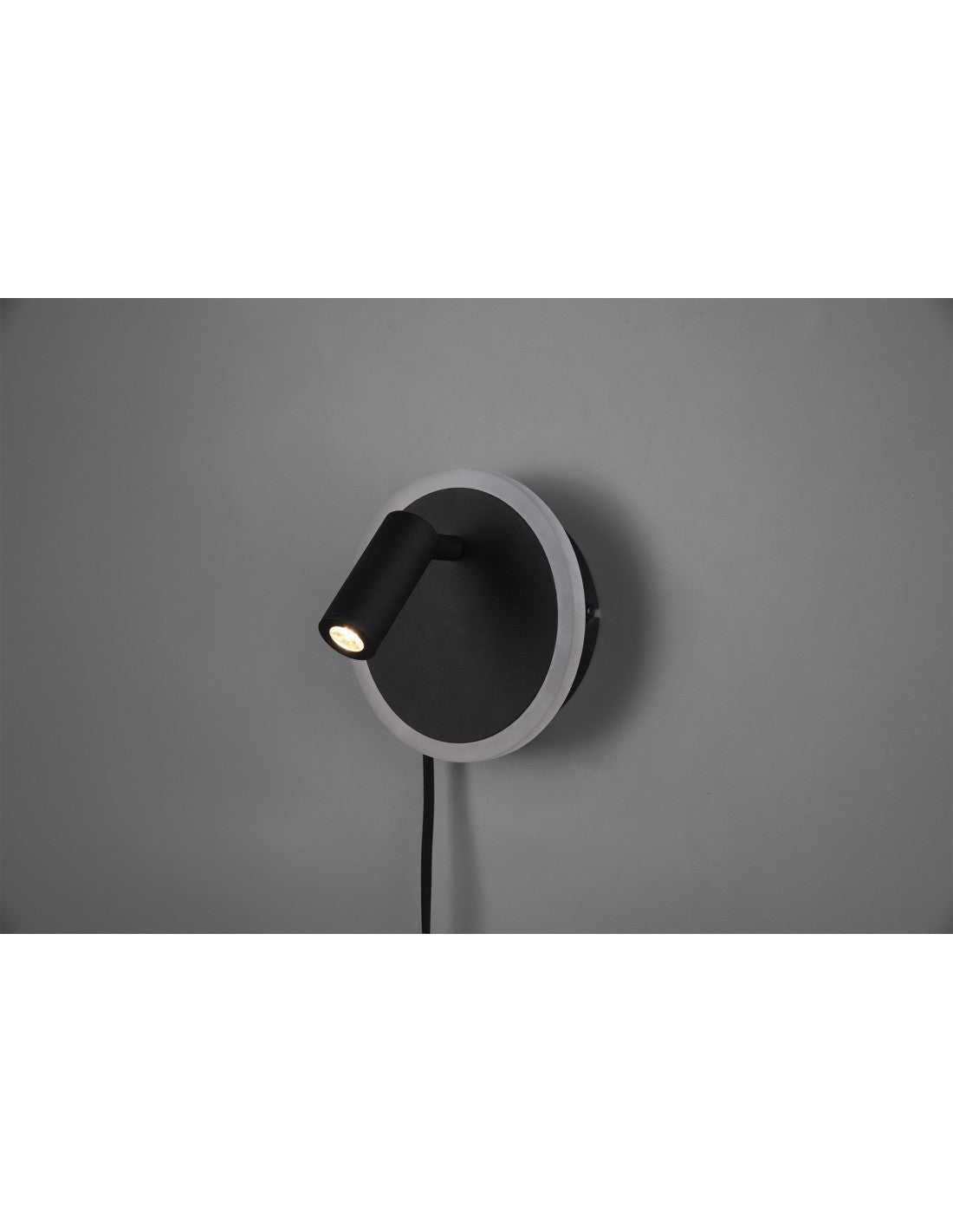 Foco LED ajustable con apliques Jordan Black Trio Lighting