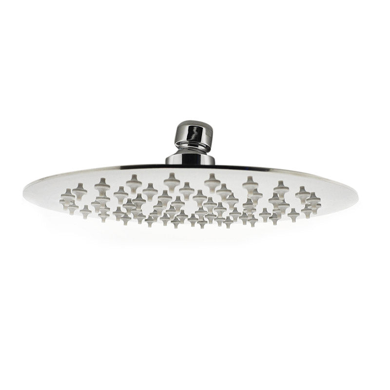 Cabezal de ducha redondo de acero inoxidable ultradelgado