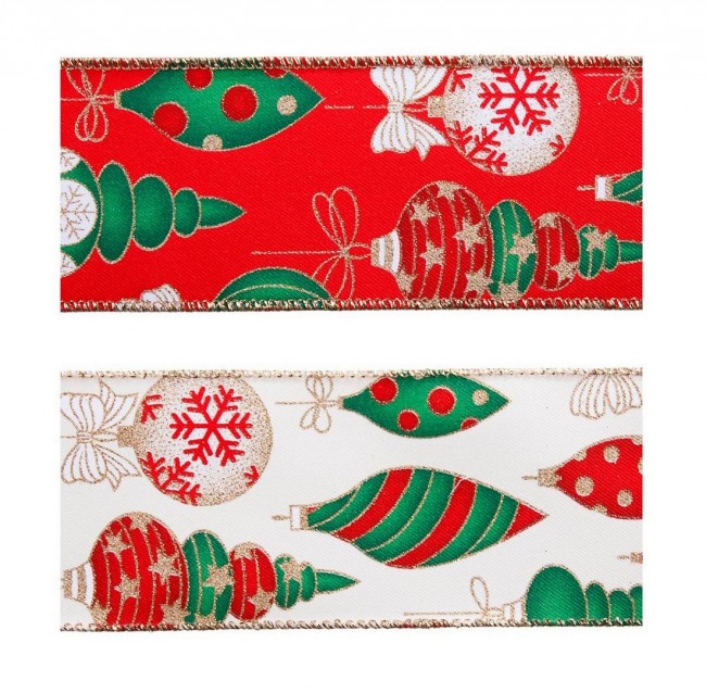 12x Cinta De Bolas De Navidad 4M Ass2 Disp12