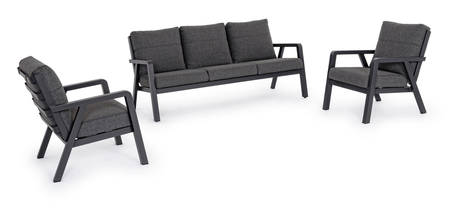 Conjunto de salón de jardín Truman antracita