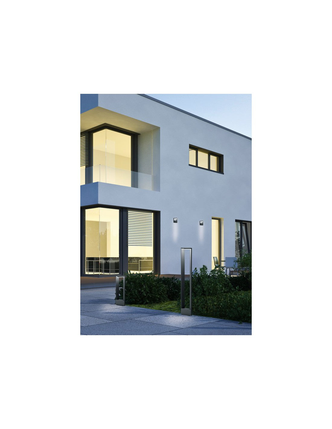 Aplique LED para fachada exterior Ganges antracita IP54 Trio Lighting