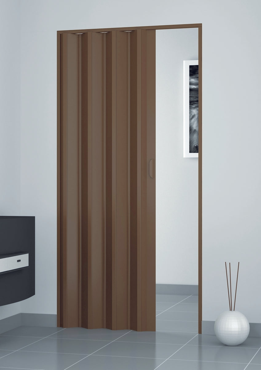 Puerta interior plegable de nogal - 100x214 cm