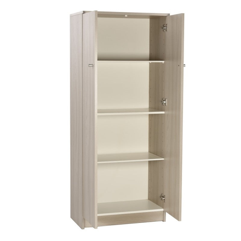 Armario multiusos con dos puertas Light Olmo 62x34x h147 cm