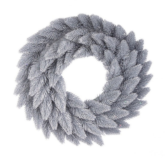 8x Corona elegante plateada D30