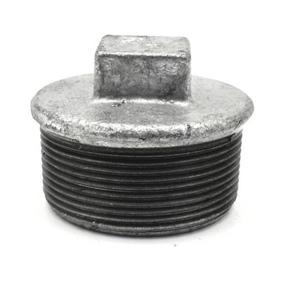 Tapa macho galvanizada