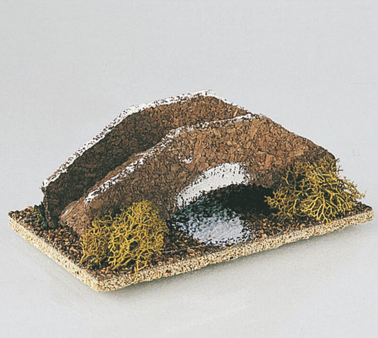 Puente con estanque de 16 cm para belén