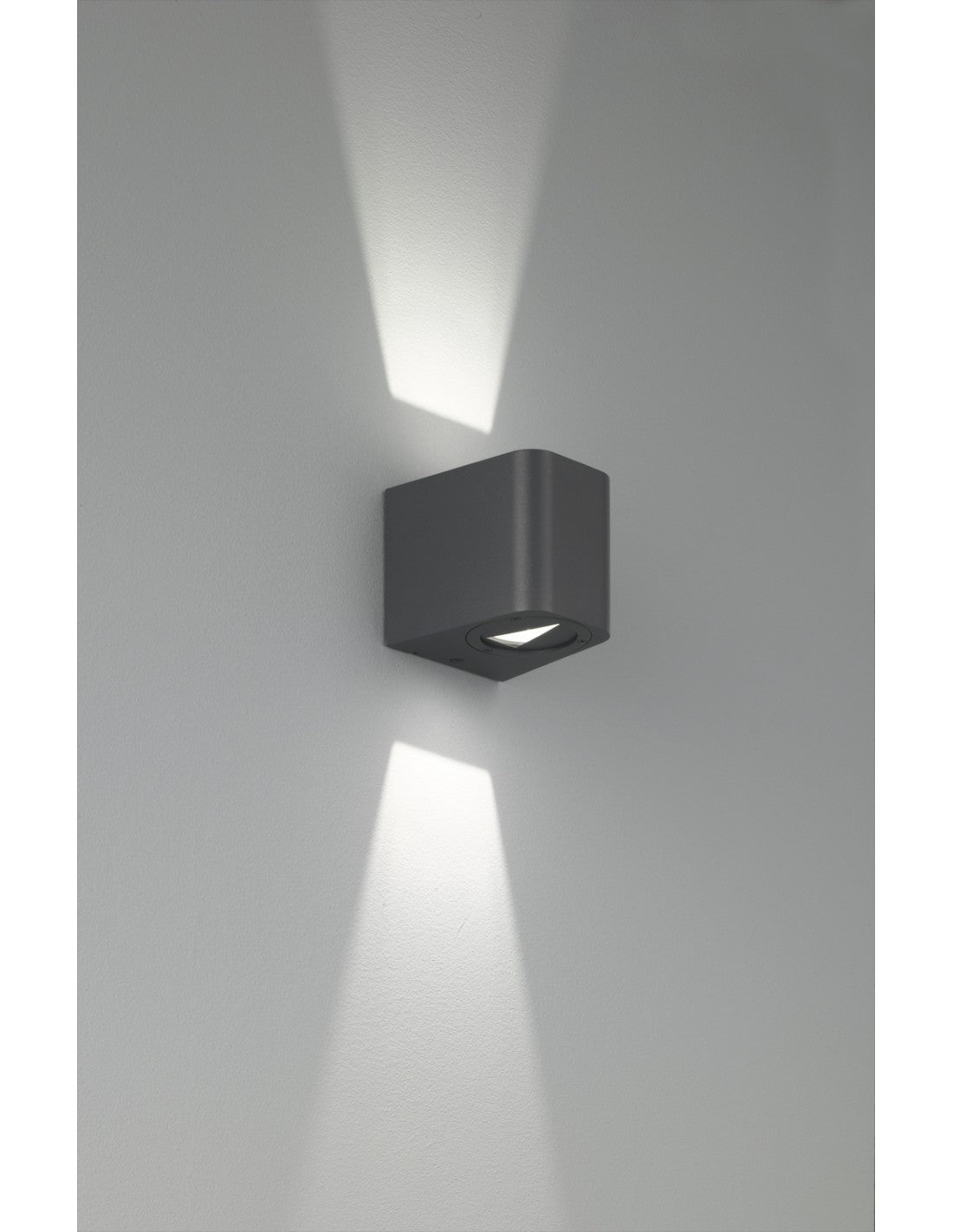 Aplique de exterior doble emisión Bogotá LED IP54 Antracita Trio Lighting