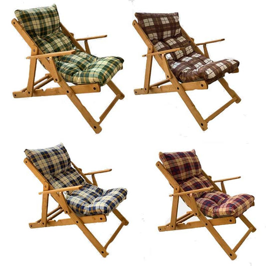Sillón relax de madera ajustable