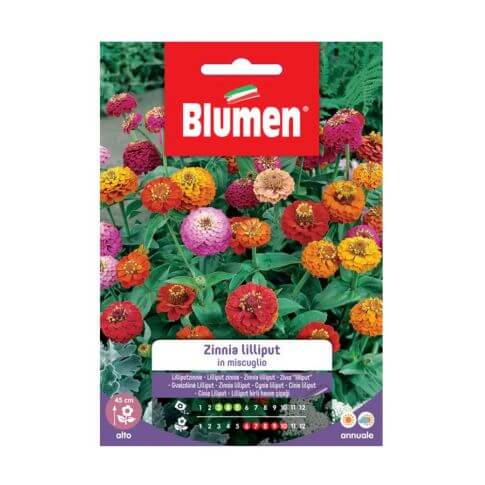 Semillas de Zinnia Lilliput Mix Blumen