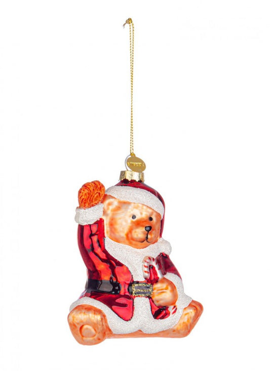 6x Colgante Oso Rojo Vt Village