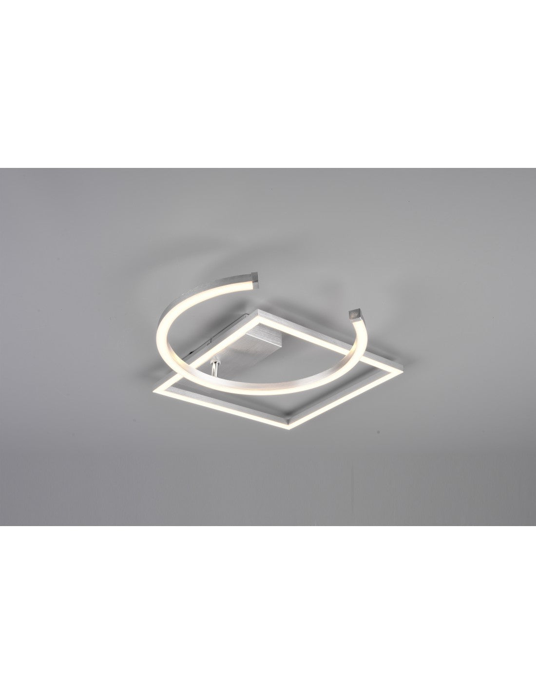 Plafón LED Pivot 23,5w Níquel L42 cm Regulable Trio Lighting