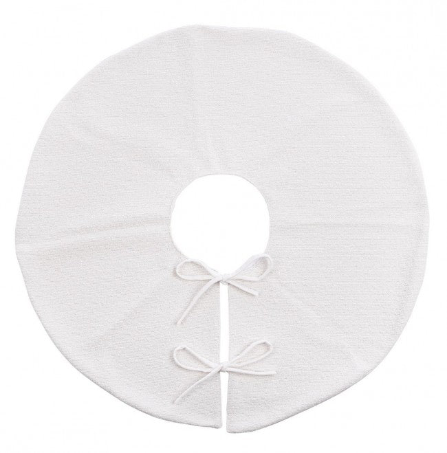 4x Fundas para base de árbol de peluche blanco D.90