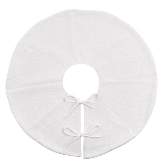 4x Fundas para base de árbol de peluche blanco D.90