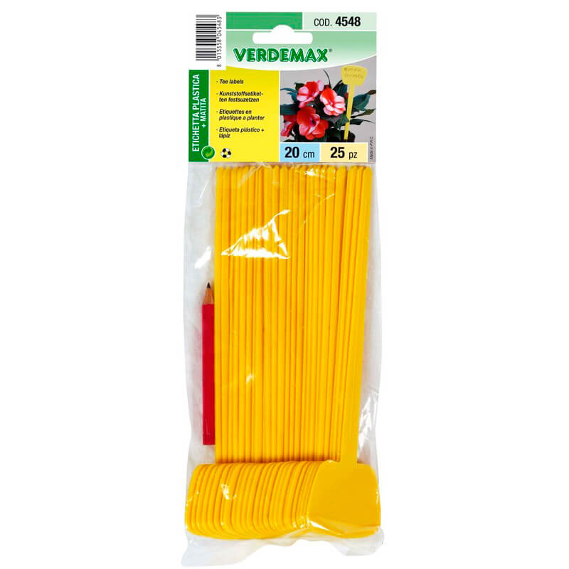 Etiqueta Recta 5X4X20 Cm 25Pzs