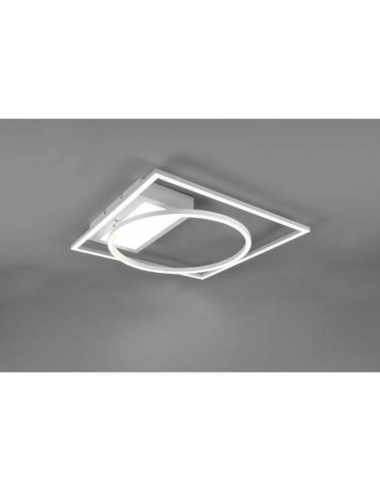 Downey Plafón LED 34w Blanco L64 cm Regulable Trio Lighting