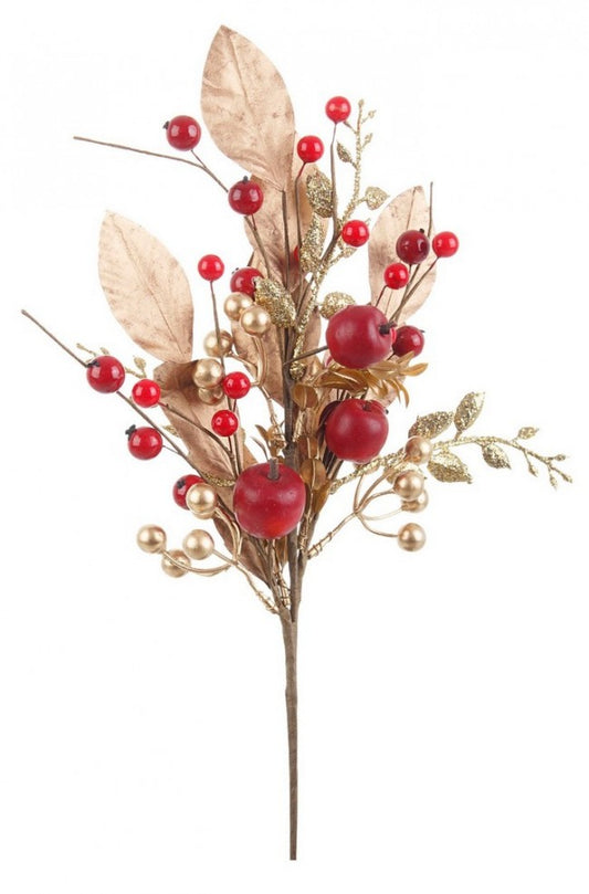 12x Rama Luxor Dorada C-Manzana Al.45cm