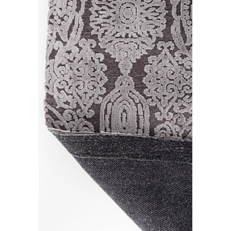 Alfombra retro moderna en viscosa Delhi 160 x 230 cm