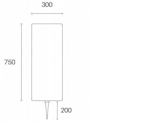 Línea rodillos Puntoluce E27 blanco