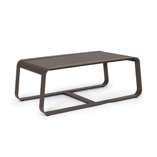 Mesa de centro de aluminio estilo industrial 105x62 cm