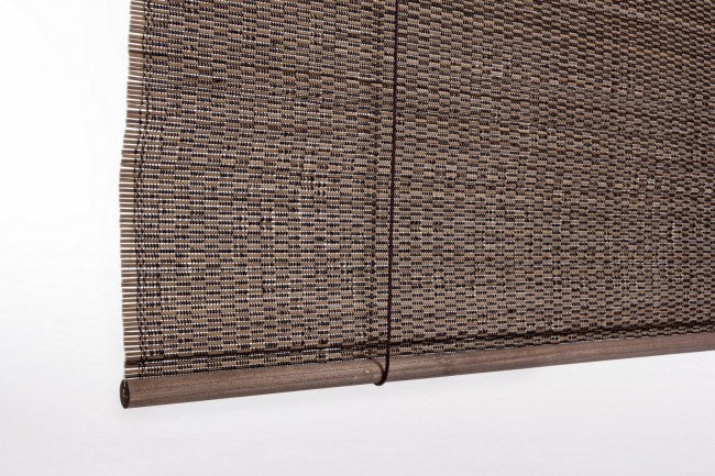 Cortina Dora de bambú marrón oscuro 120x260 cm