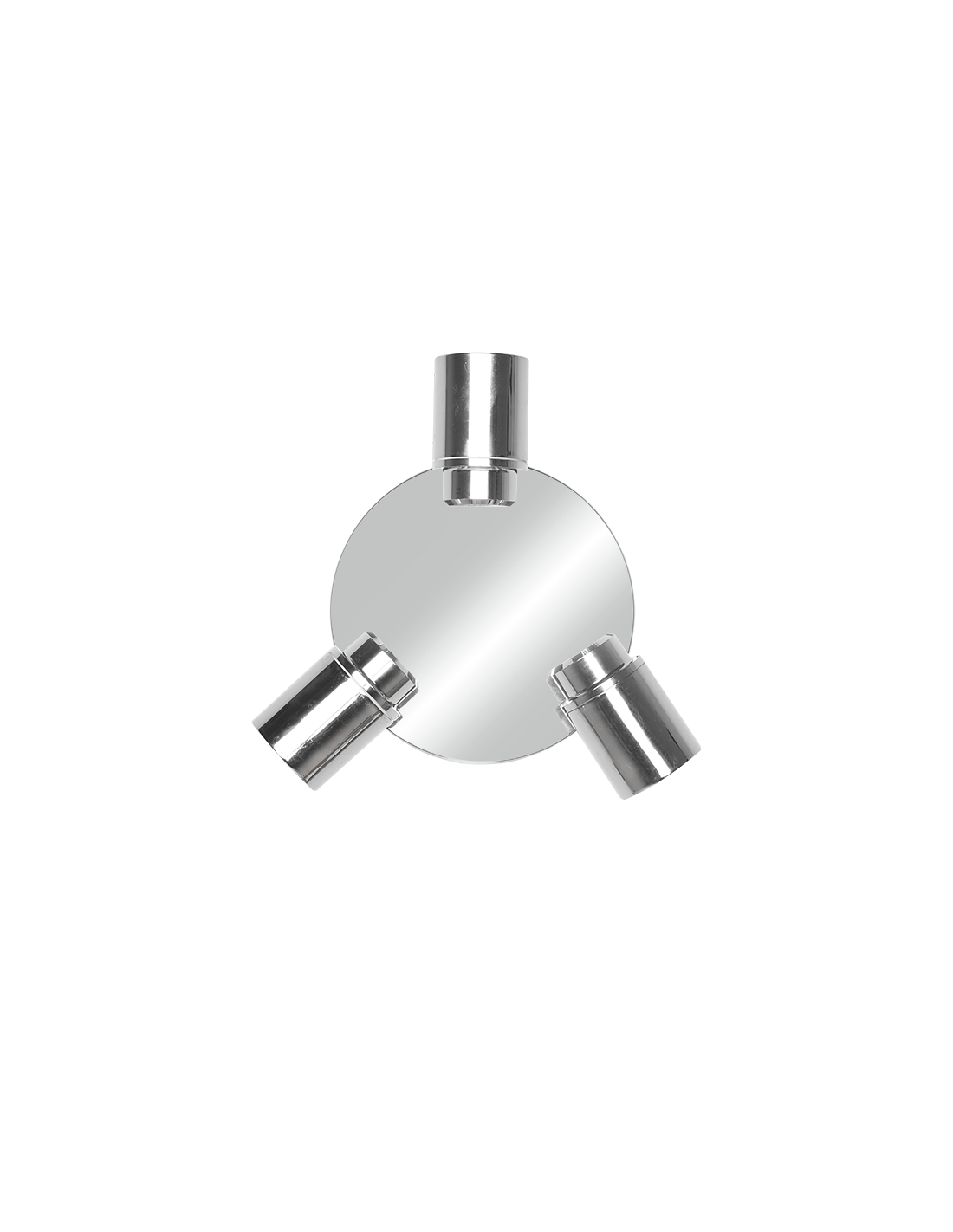 Foco 3 Focos Orientables Metal Cromo Angel Trio Lighting