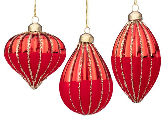 12x Colgante Vt Segmento Rojo Ass3