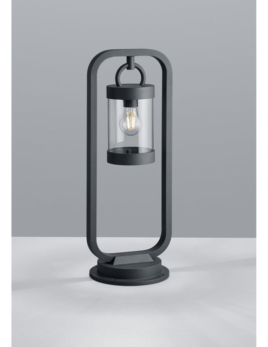 Bolardo de exterior Sambesi antracita H60 cm IP44 Sensor crepuscular Trio Lighting