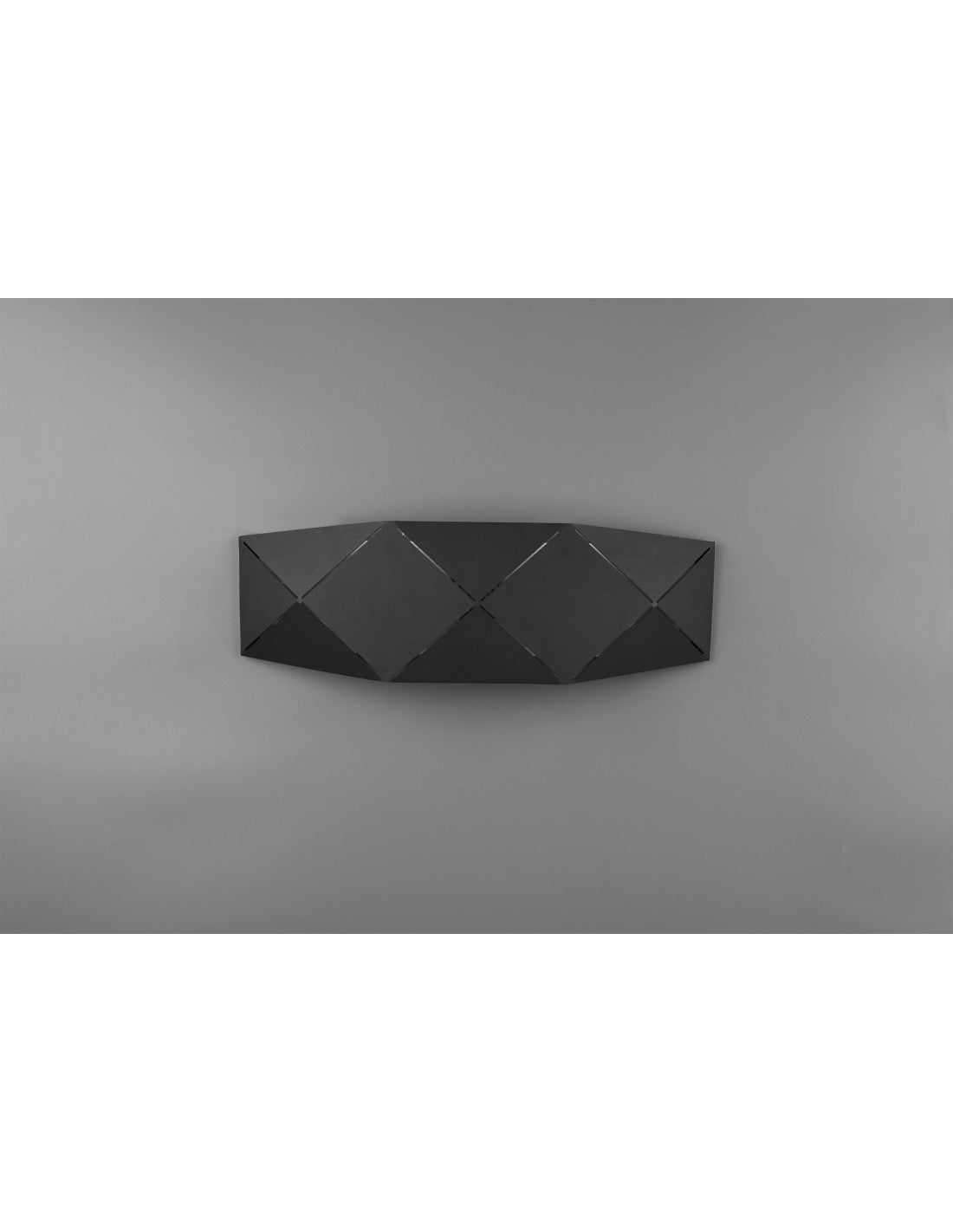 Lámpara de pared LED rectangular Zandor negro L40 cm Trio Lighting