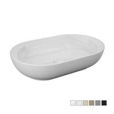Lavabo sobre encimera ovalado Feeling - Negro mate