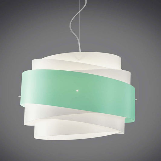BEA lámpara colgante cinco luces Verde diámetro 60x h38 cm