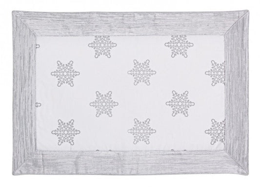 4x Set4 manteles individuales flocados