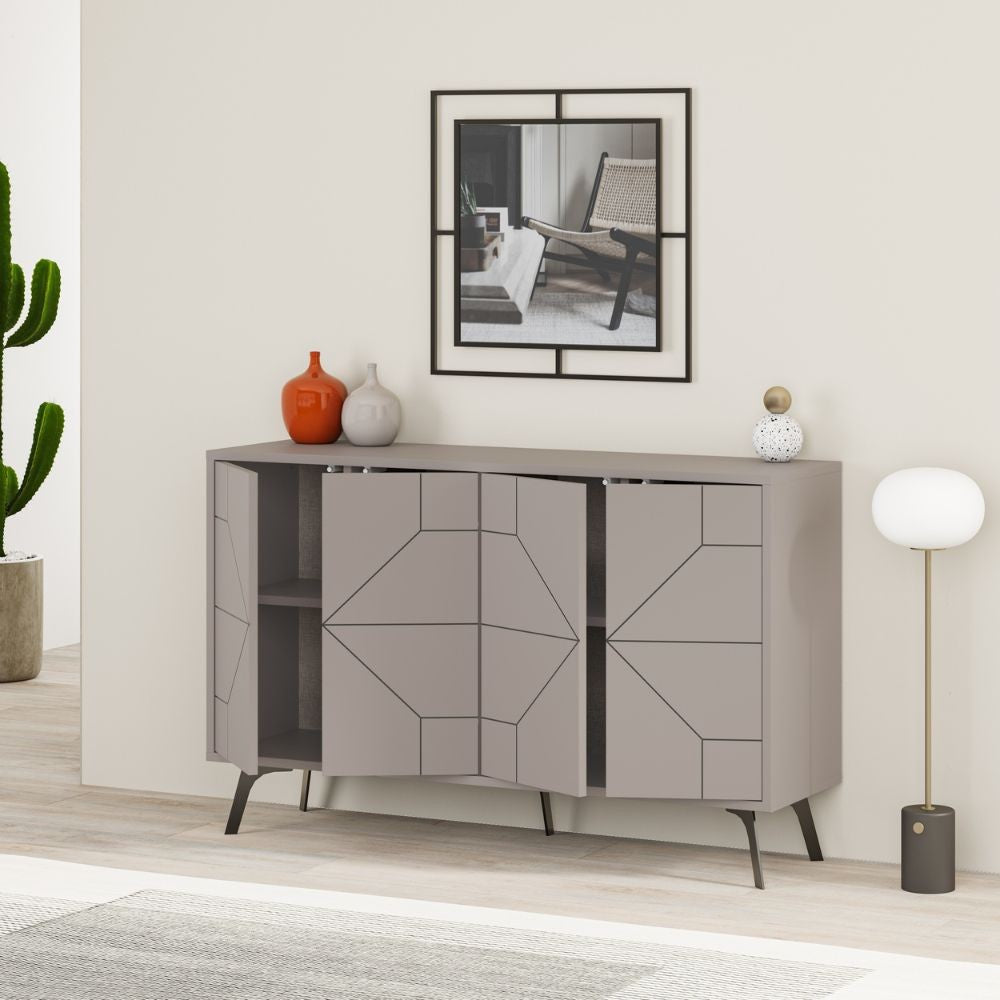 Madia Dune 2 ante colore tortora 123 cm EFFEZ