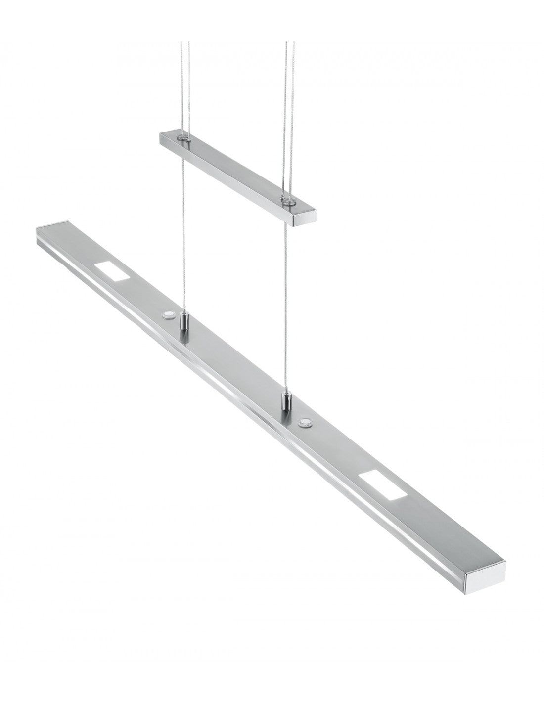 Suspensión LED moderna encima y debajo de Lacal Nichel Trio Lighting