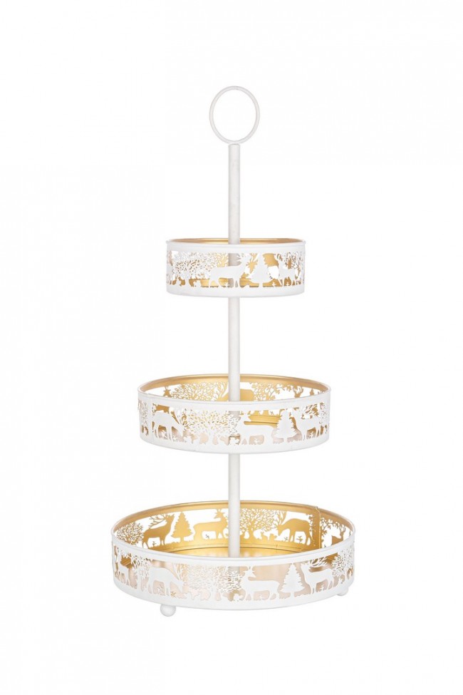 2x soporte vertical Whitley blanco 3P