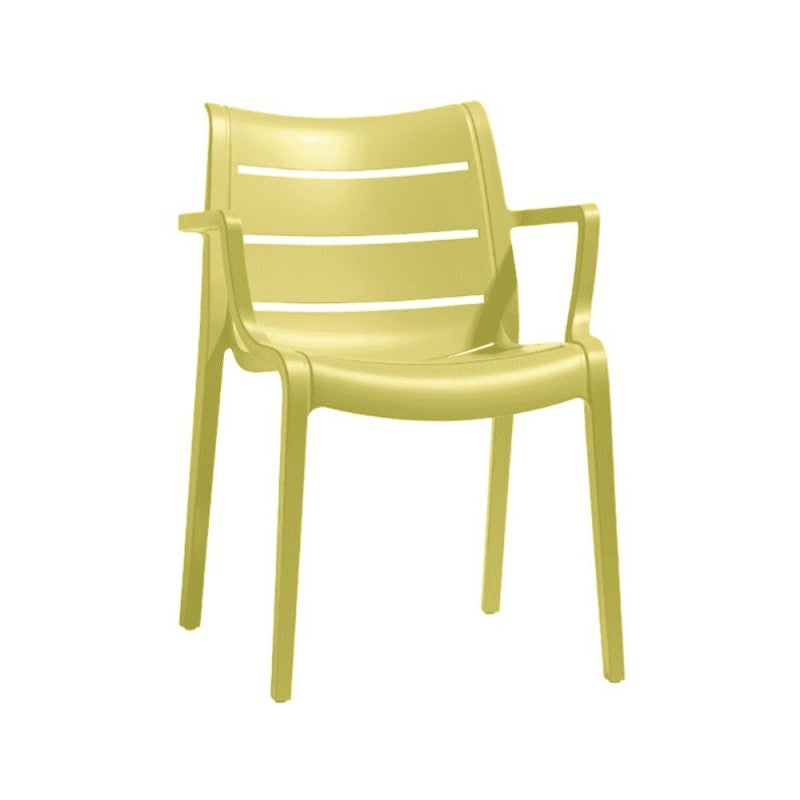 Silla en Tecnopolímero Amarillo Atardecer Sillón Scab