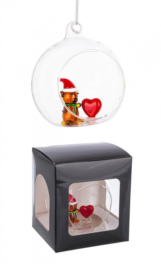 6x Teddy de Navidad con bola abierta Vt