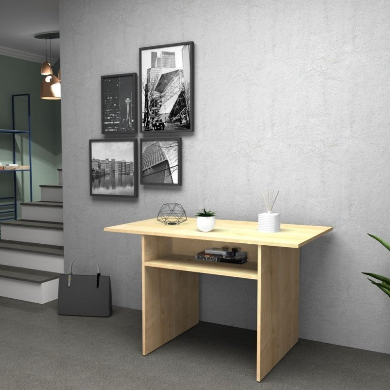 Mesa consola plegable Roble IKEBANA 120x40x h76 cm