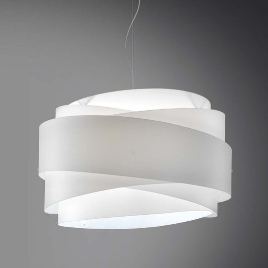 Lámpara colgante de Polilux BEA tres luces Blanco diámetro 60x h38 cm