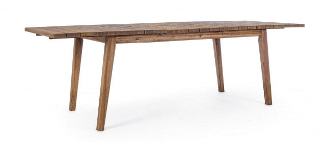 Mesa extensible de madera para exterior VARSAVIA 180-240x90x h76 cm