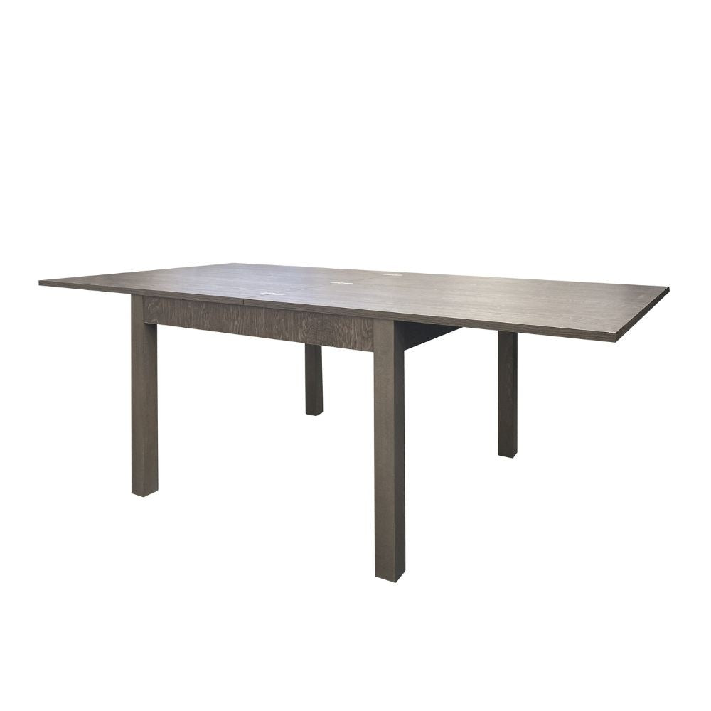 Mesa doble Firenze roble gris 90x90