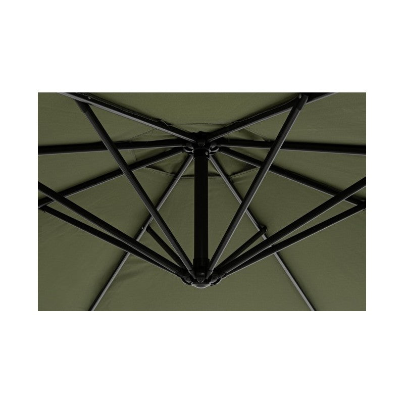 Sombrilla de jardín con brazo 360° Texas 300x h260 cm Antracita-Oliva