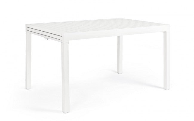 Mesa Pelagius Aluminio 135-270X90 Blanco Yk11