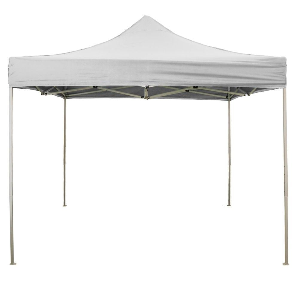 Cenador Plegable Plegable 3 X 3 Blanco revestido en PVC impermeable