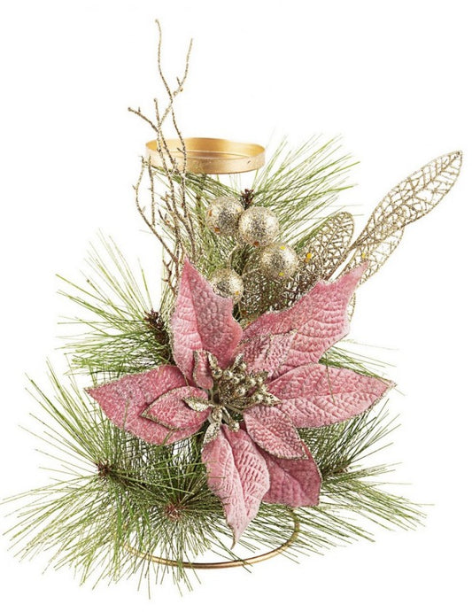 8x P.Vela 1F Annabel Poinsettia Rosa Alt.25