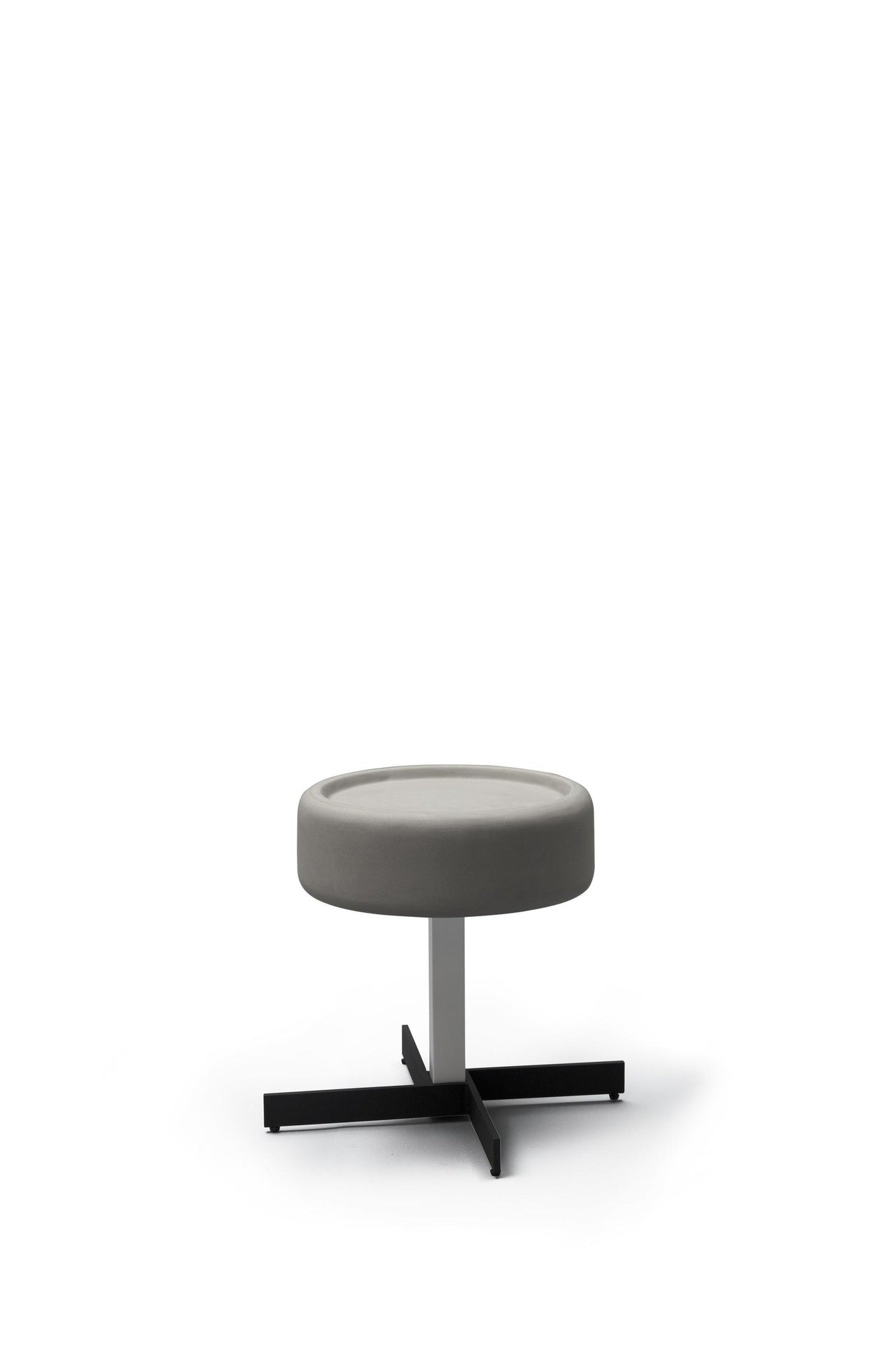 Mesa de centro de MDF con tapa gris D42xP42x52h cm