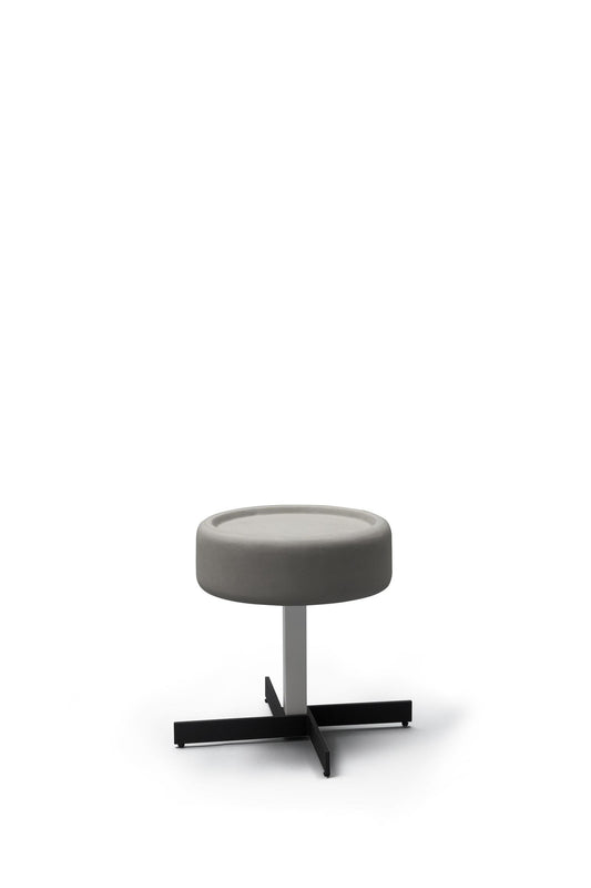 Mesa de centro de MDF con tapa gris D42xP42x52h cm